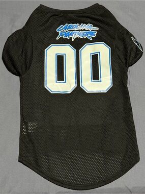 Carolina Panthers Pet Jersey Size Large